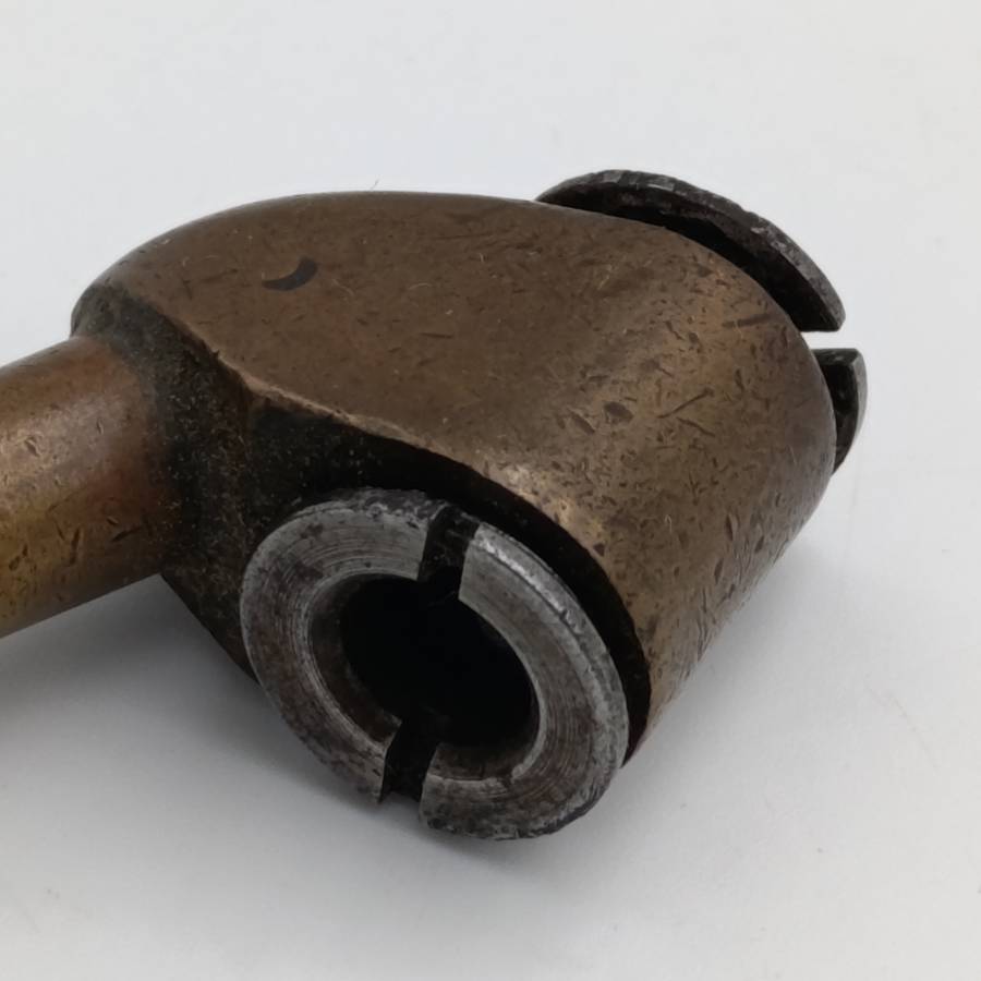 Vintage brass service tyre gauge