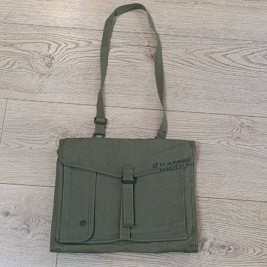 SADF officer's canvas map/document bag