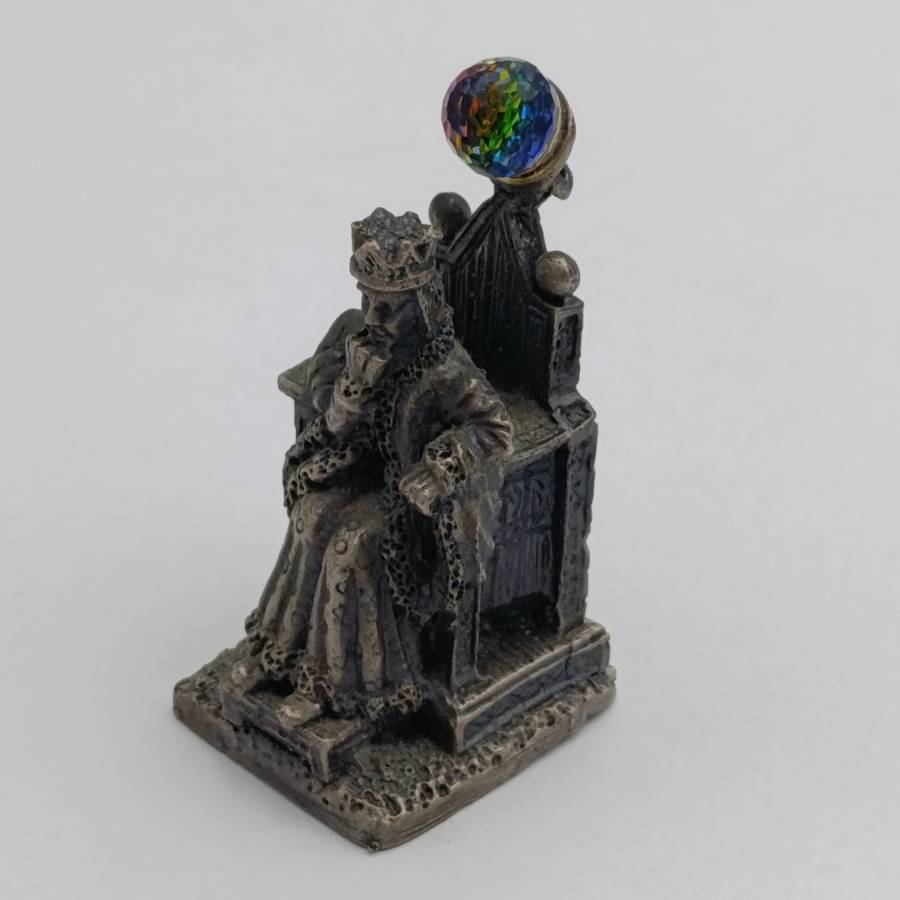 The Tudor Mint Meth and Magic King Arthur figurine in box