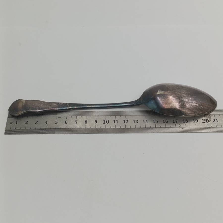 Lot of 6 vintage HF&Co extra large table spoons