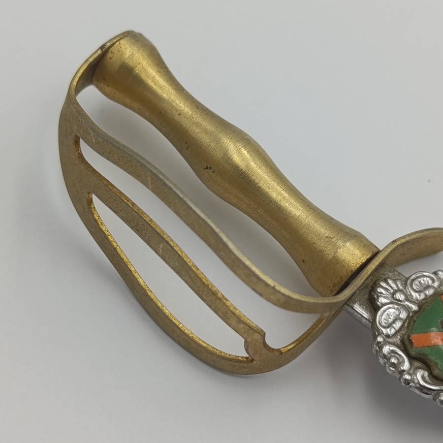 Vintage SADF Danie Theron combat school letter opener sword