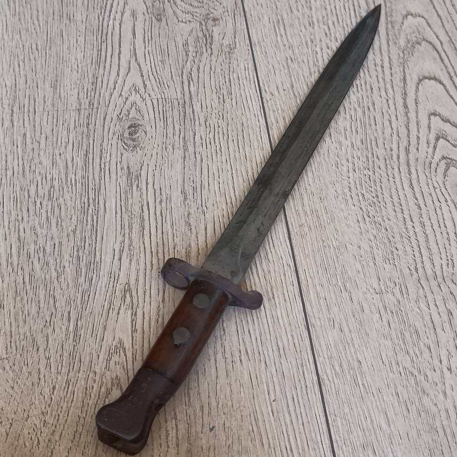 Boer War Enfield P1888 Pattern, 303 bayonet with Scabbard - issued June 1898