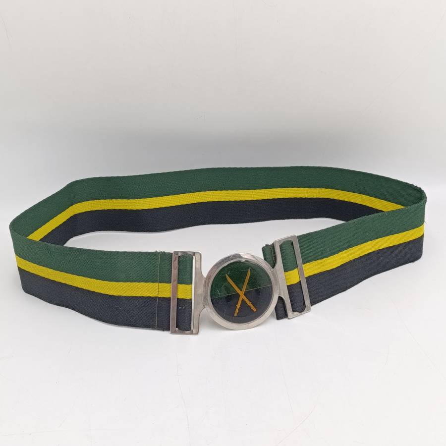 SA Infantry School Stable belt and buckle