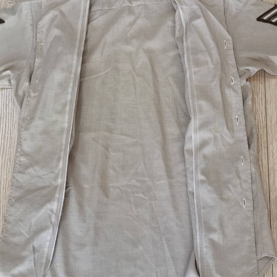 SADF Step-outs Short Sleeve Shirt with Sergeant ranks - Size Large
