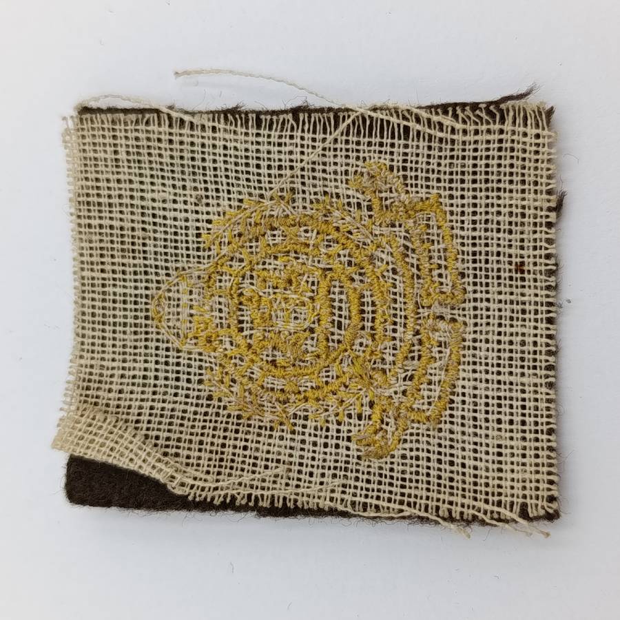 SA Railway Police field dress cap badge