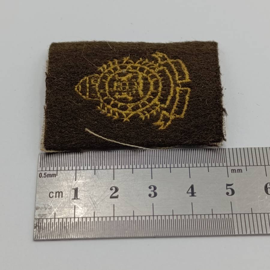 SA Railway Police field dress cap badge