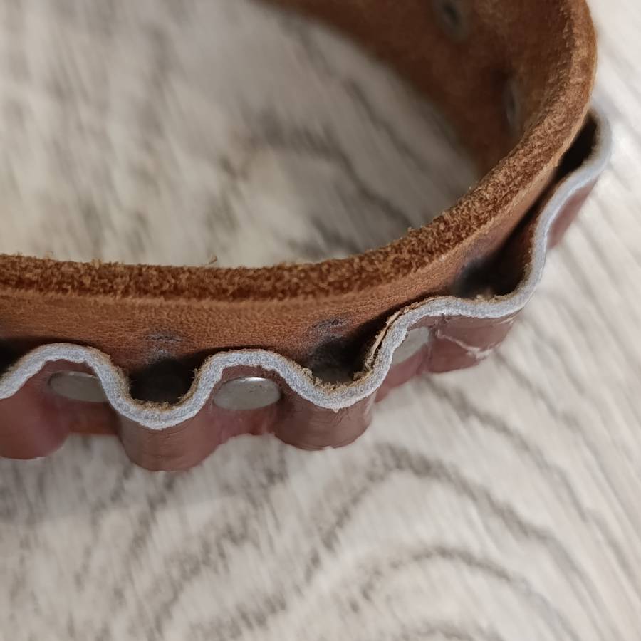 Handmade Leather ammo belt for .22 ammo