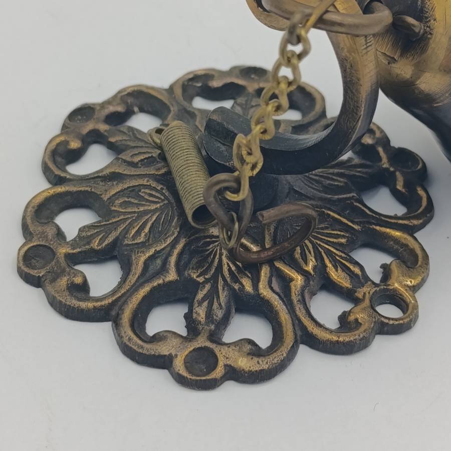 Vintage brass door bell