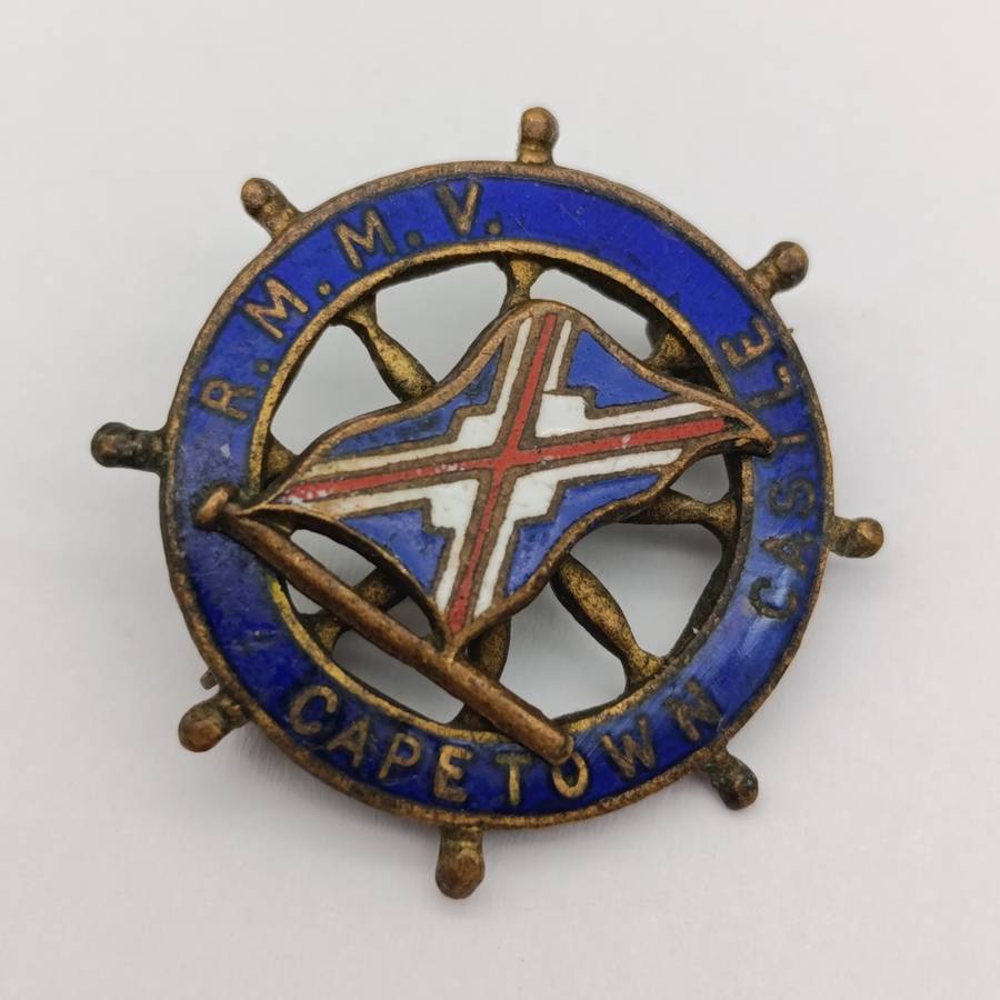 R.M.M.V Cape Town Castle pin badge
