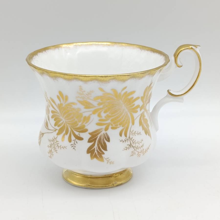 Vintage Royal Albert Golden Glory porcelain cup and saucer