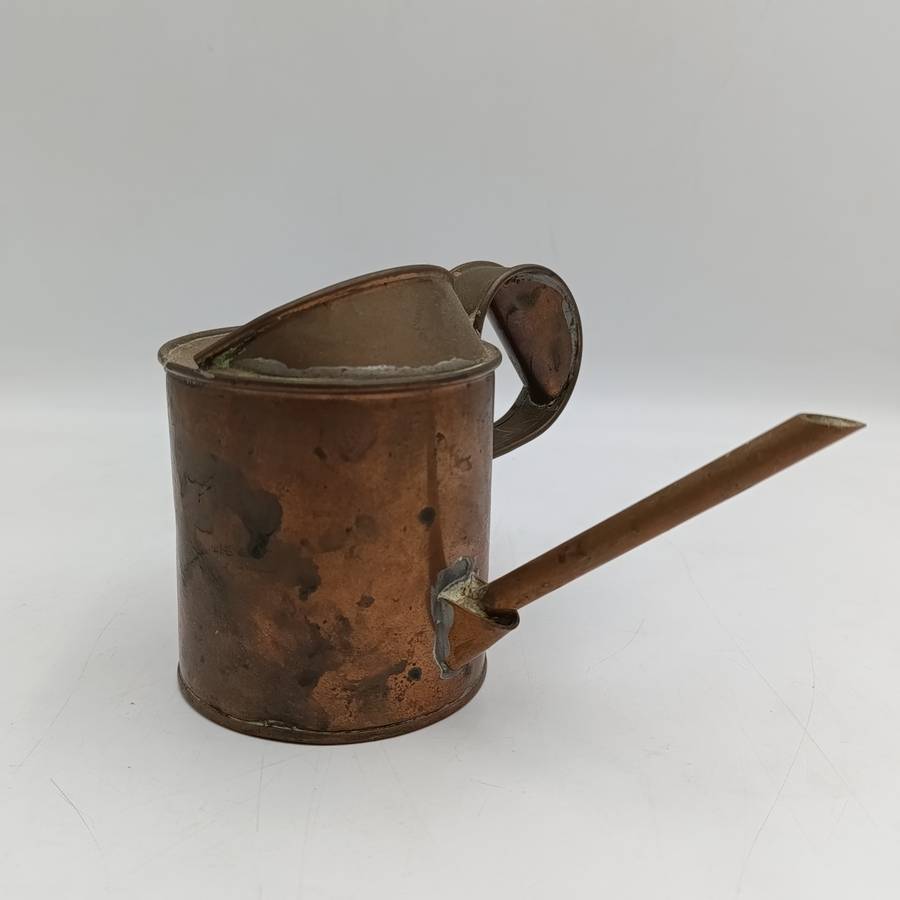 Vintage Diamond brand English make copper small oil can - possibly railways