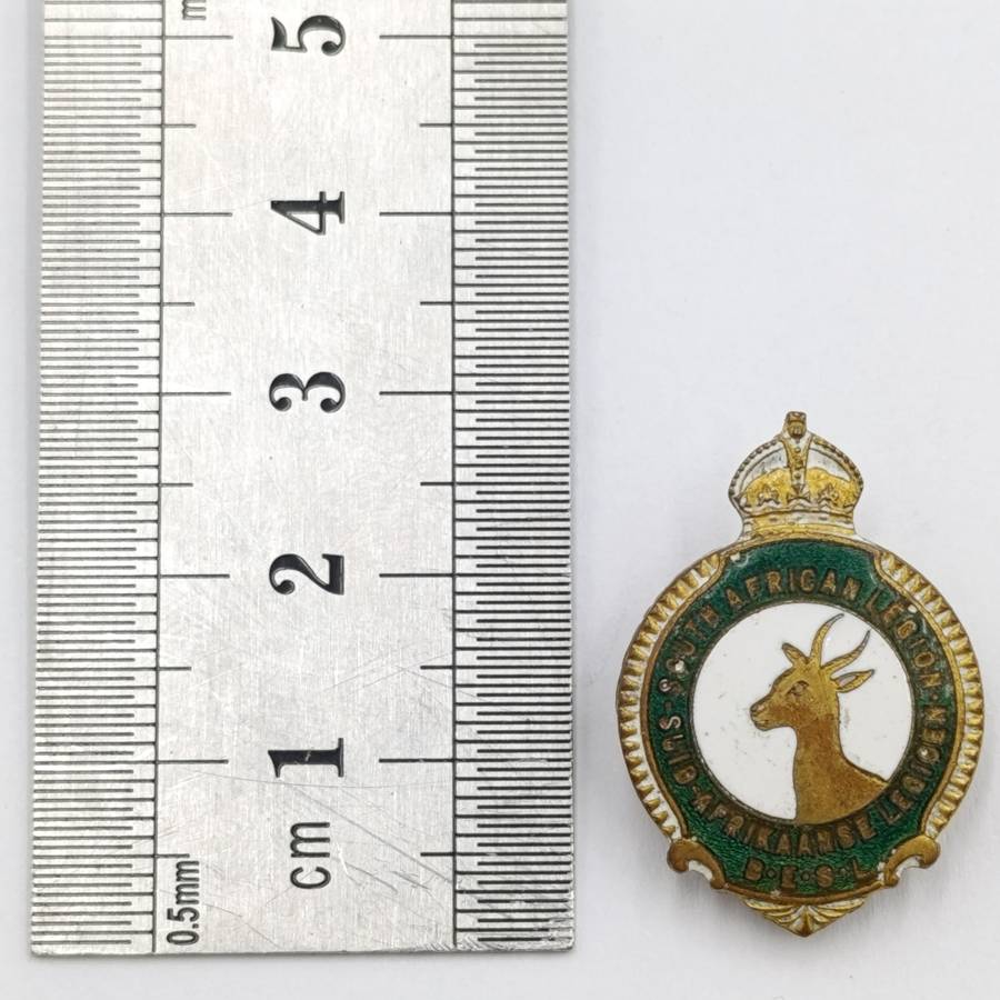 WW2 South African Legion button badge