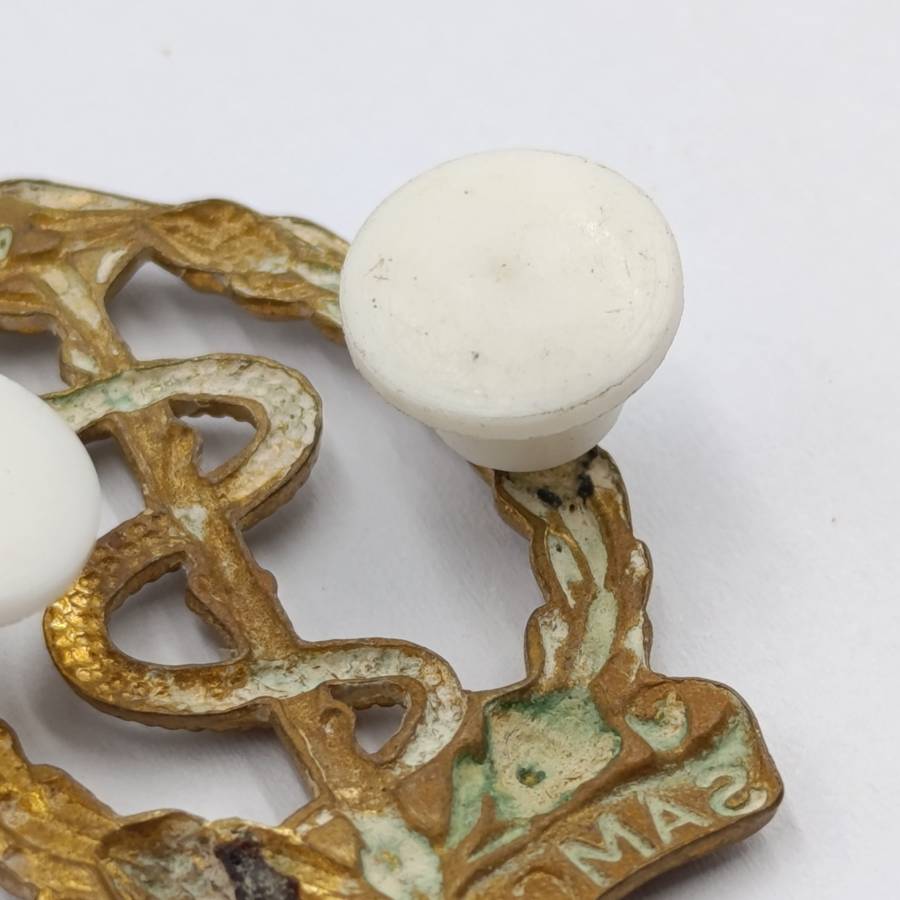 SA Medical Corps cap and collar badges set