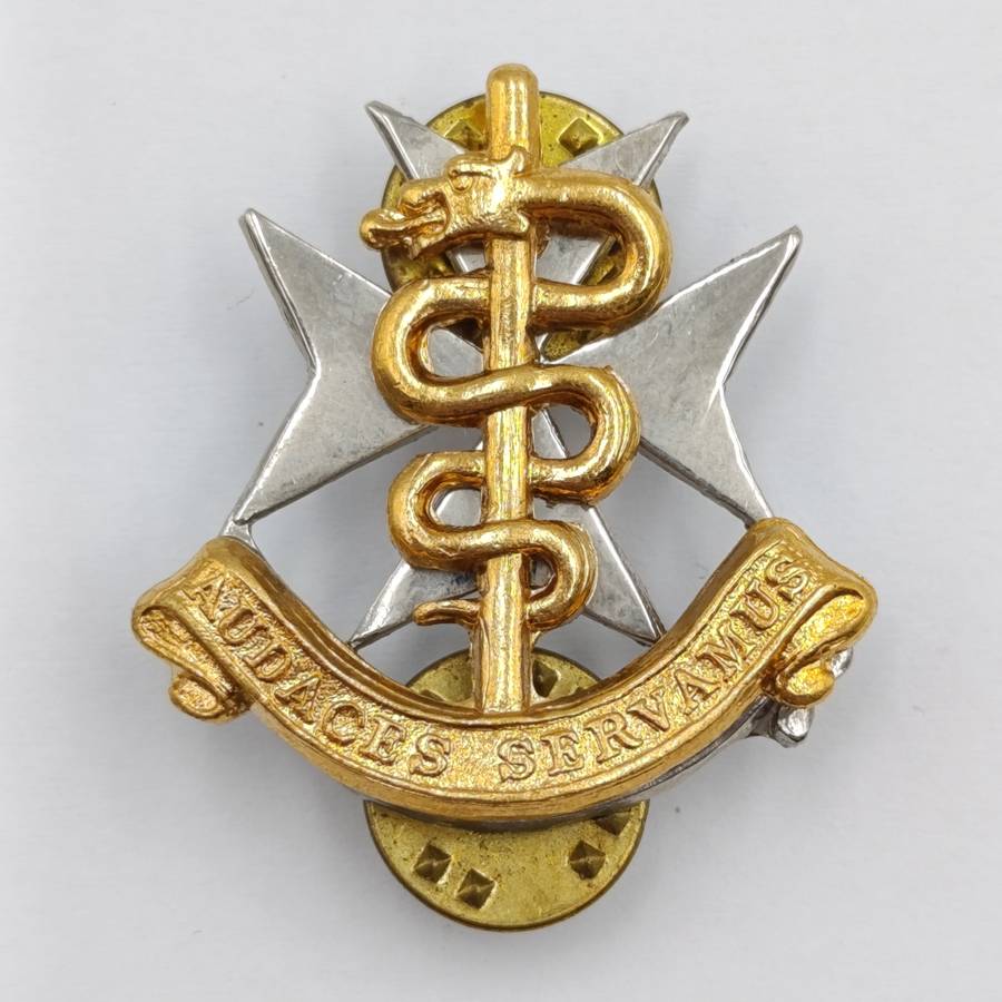 Pair of SA Military Health services collar badges