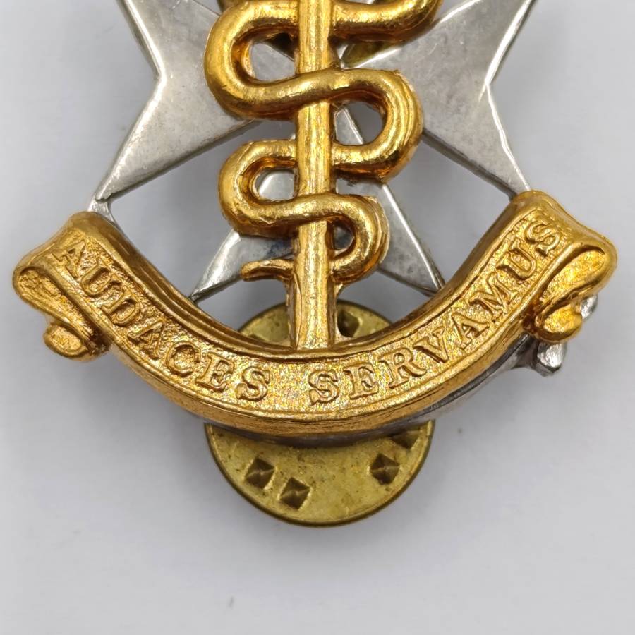 Pair of SA Military Health services collar badges