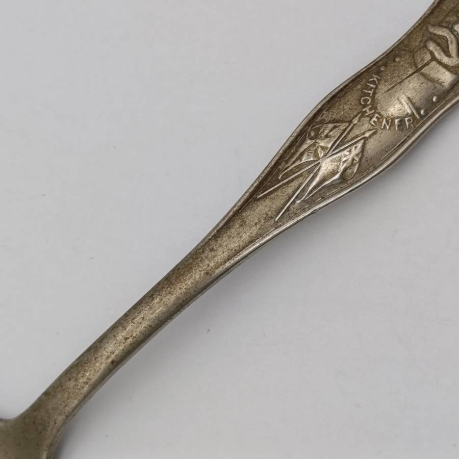 Antique Boer War Earl  kitcher silverplated souvenir spoon