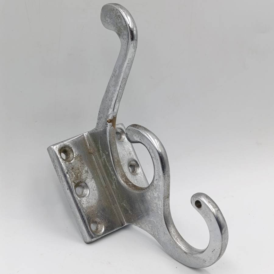 Vintage SA Railways tripple hook coat hanger