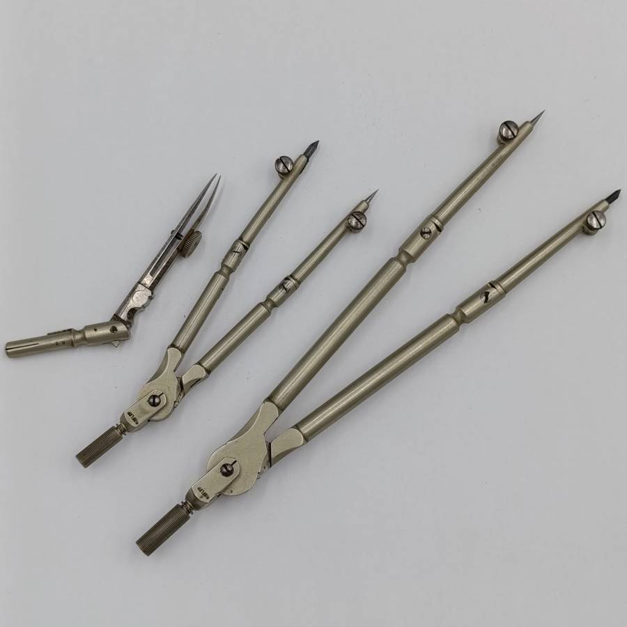 Riefler Nesselwang and Munchen technical drawing set - antique