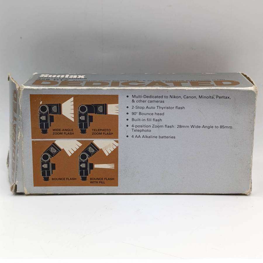 Vintage Suntax 328 DTZ Automatic camera flash in box - working
