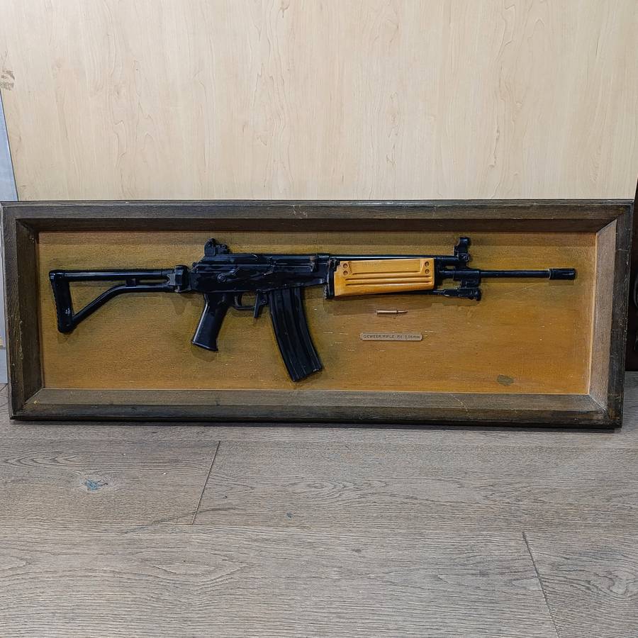 Vintage SADF R4 Rifle display plaque