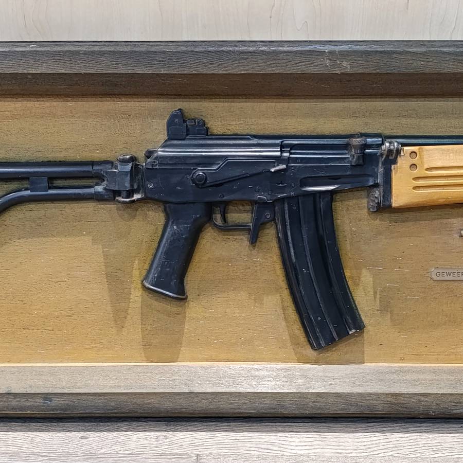 Vintage SADF R4 Rifle display plaque