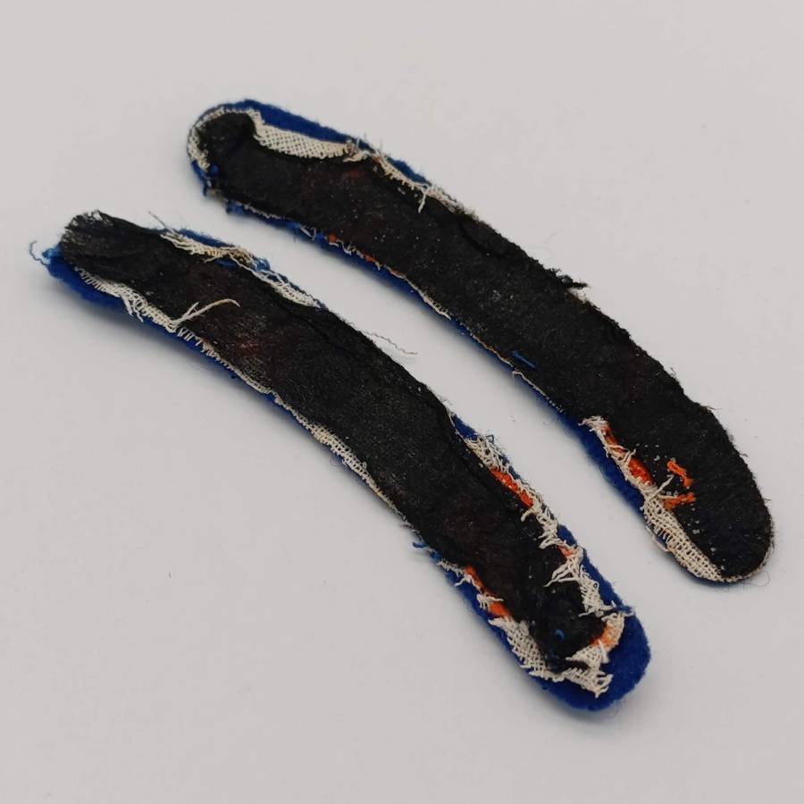 Pair of SADF 95 Ammunition Depot cloth shoulder titles