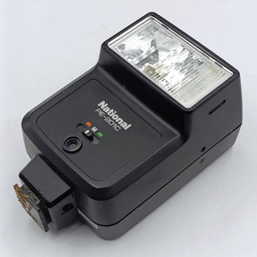 Vintage National PE-201C Camera flash in box - working