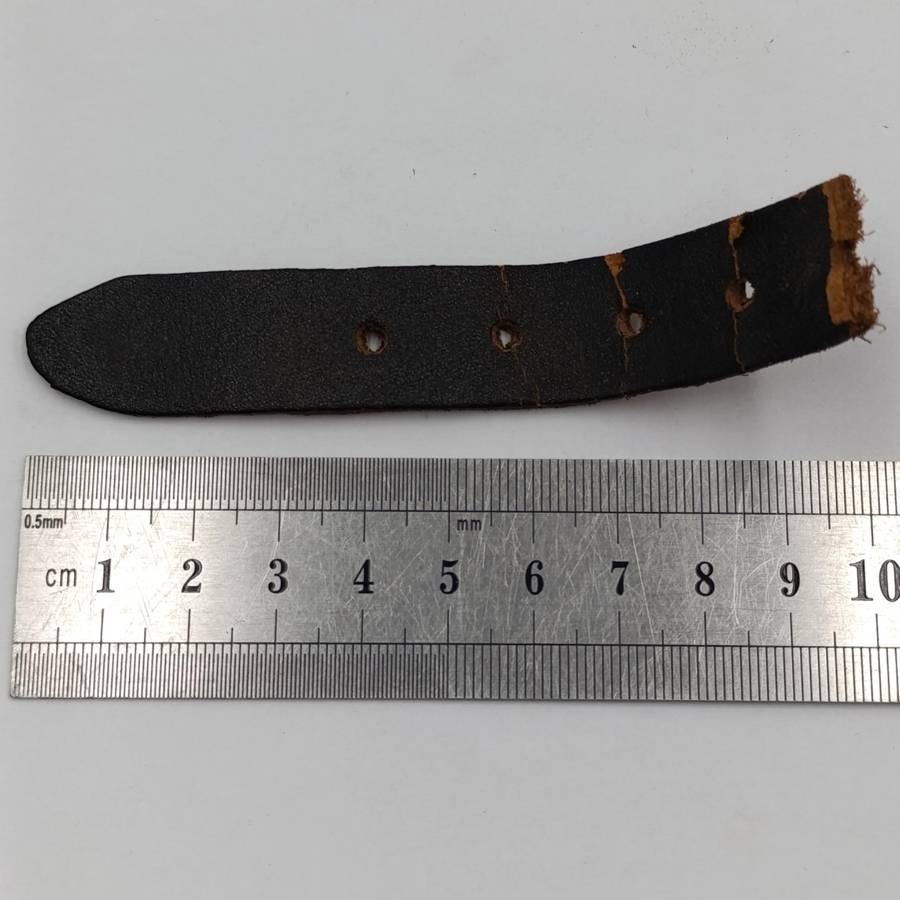 Rhodesian Army staff corps stable belt - leather straps damaged
