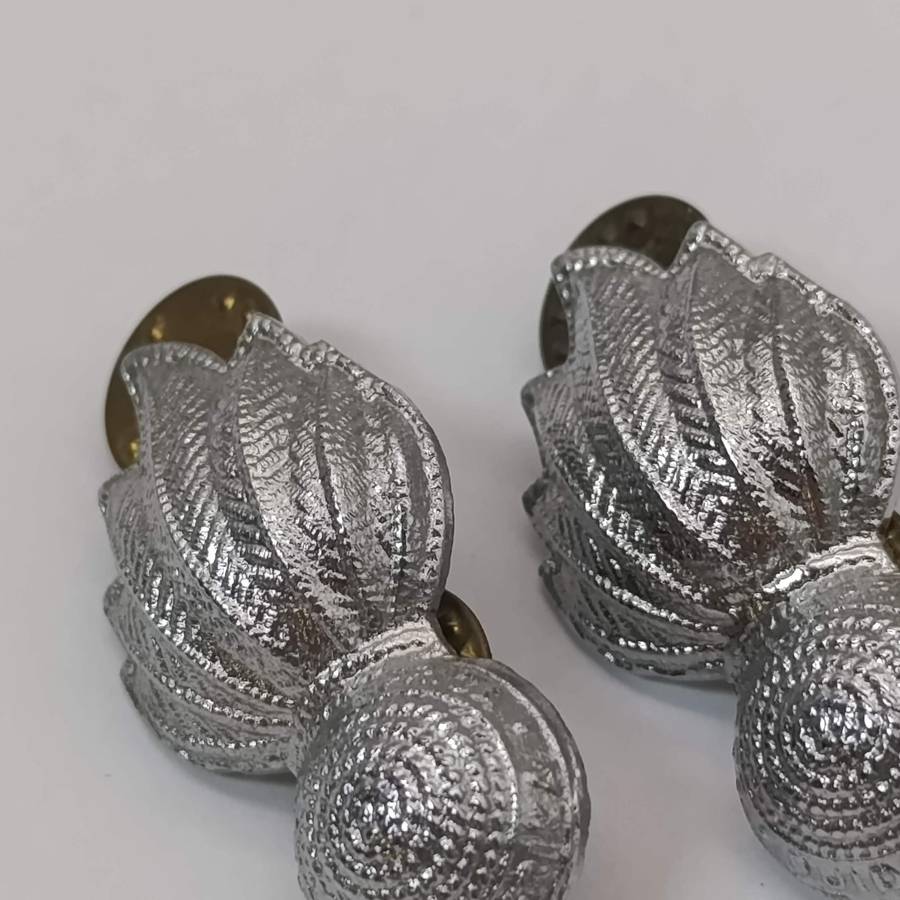 Pair of SA Engineers collar badges