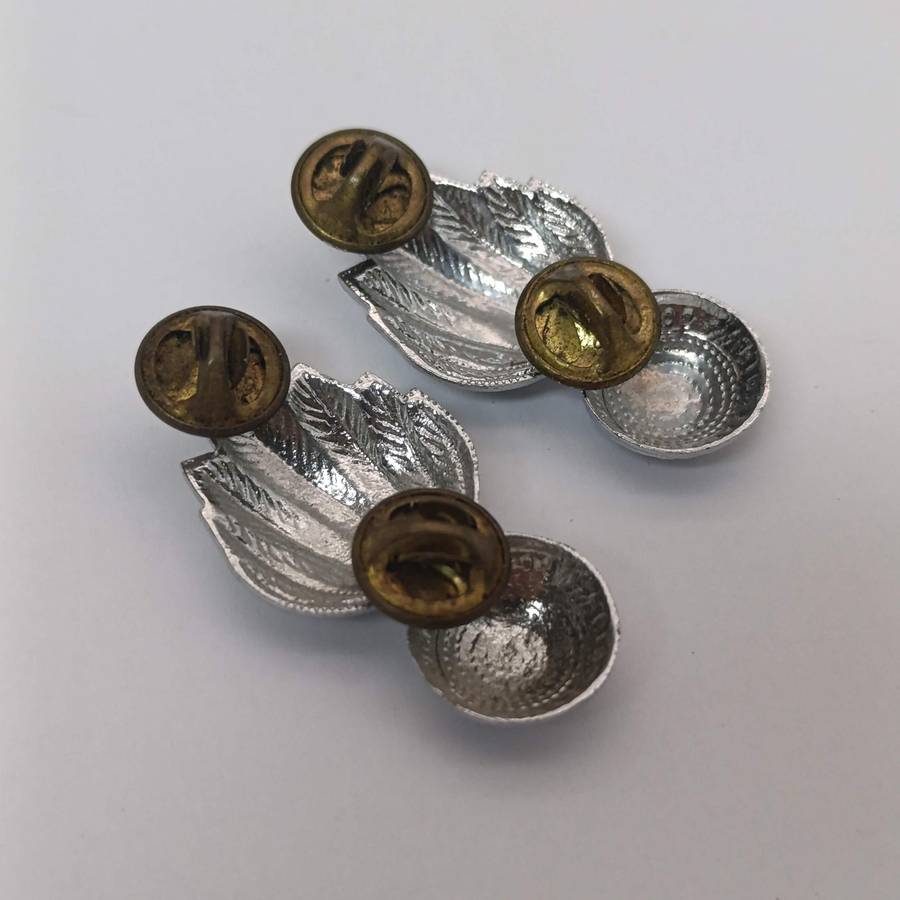 Pair of SA Engineers collar badges