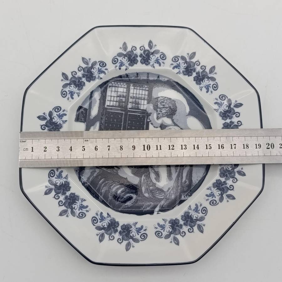 Delft The Lace Maker porcelain plate