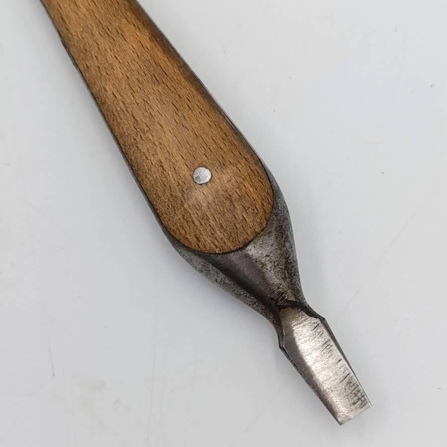 Vintage Matador Solingen hunting dagger and hatchet in original leather pouch