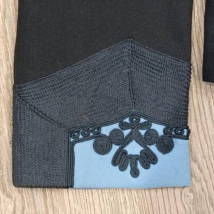 Sa Air Force Mess dress tunic of Captain MJ McFall with ranks and suspenders