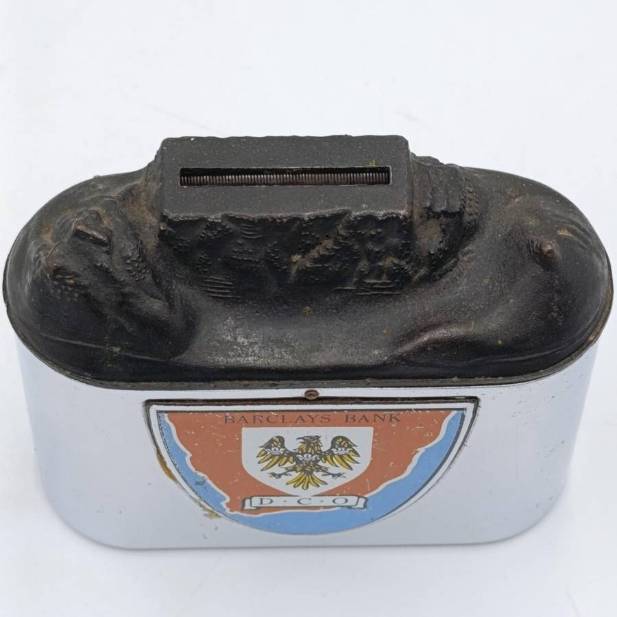 Vintage Barclays Bank Table Mountain money box