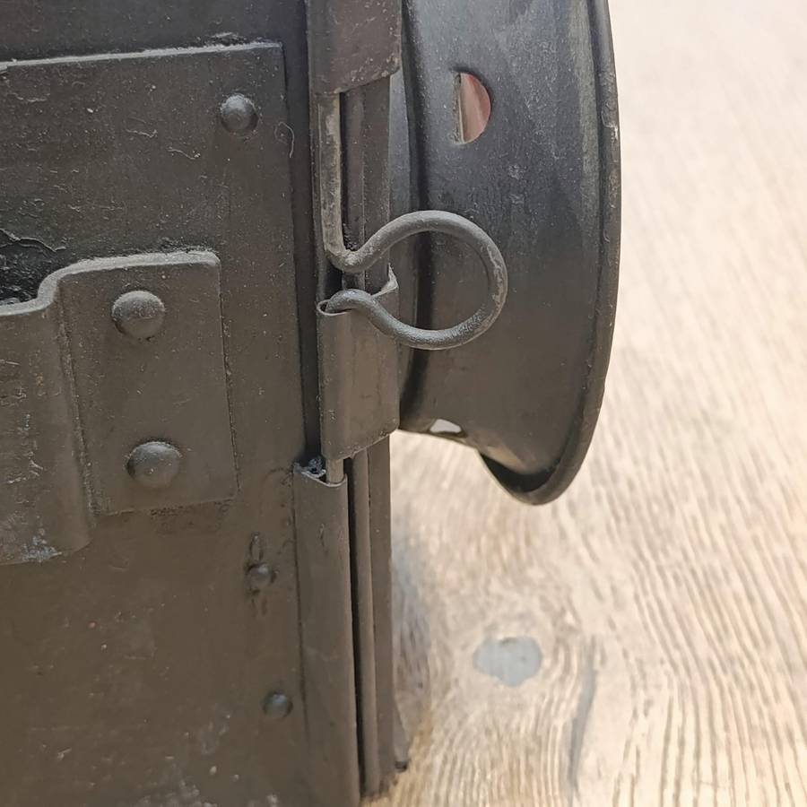 Vintage SA Railway signal lamp with original burner