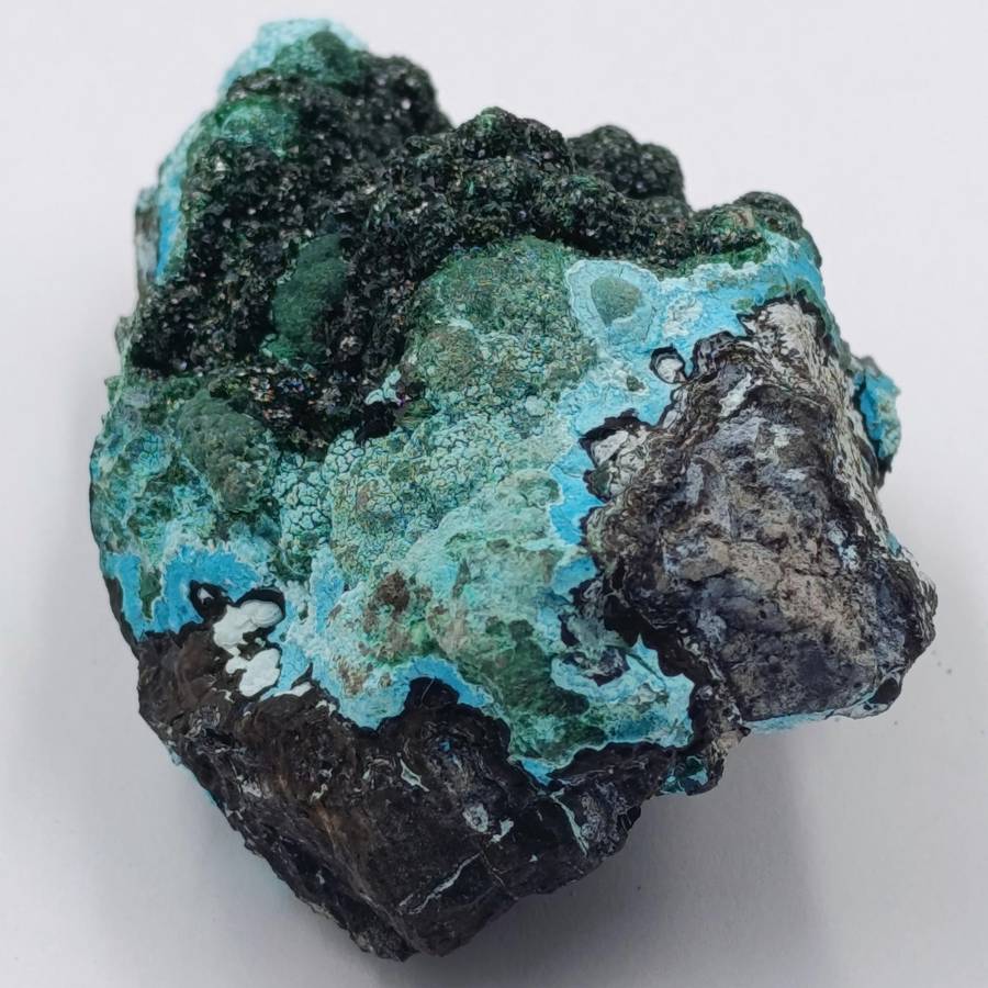 Azurite and malachite mineral specimen of 239 grams