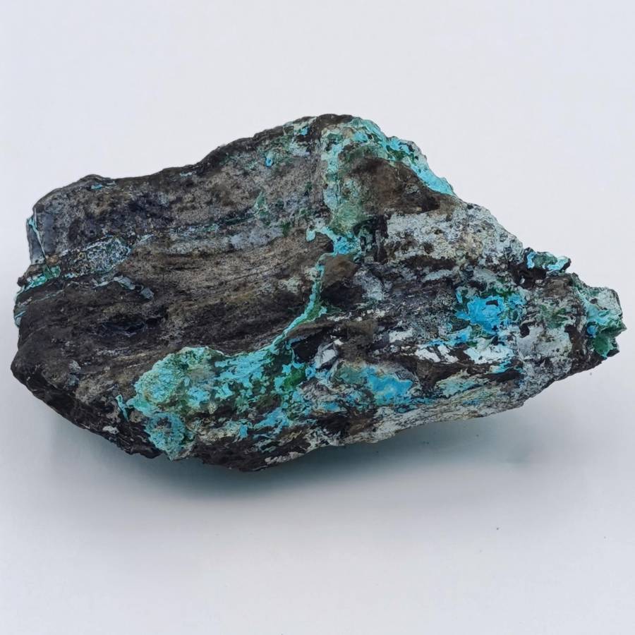 Azurite and malachite mineral specimen of 239 grams