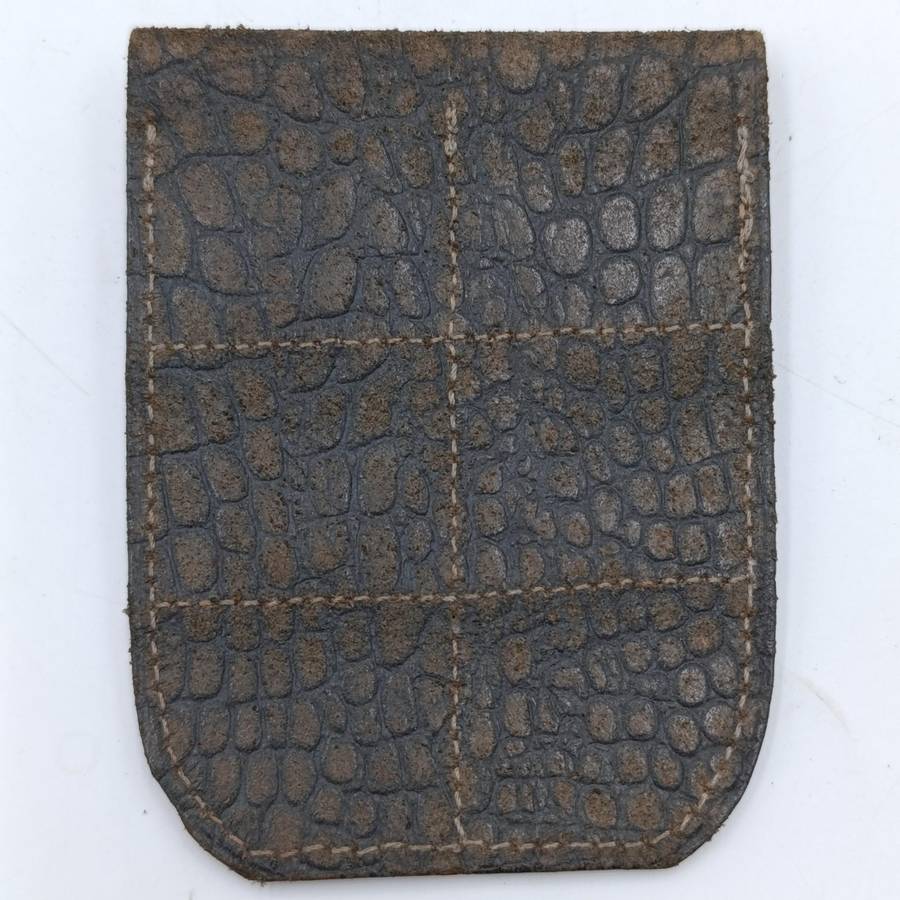 Colonial Bank antique / vintage leather and leatherette purse