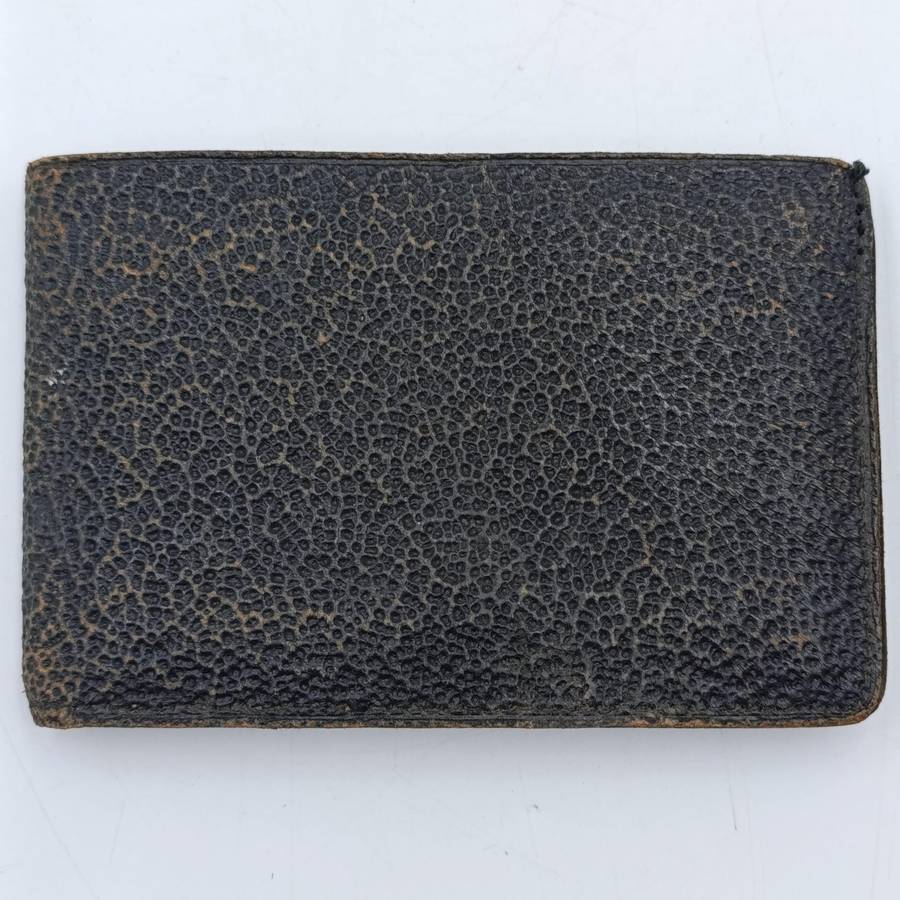 Colonial Bank antique / vintage leather and leatherette purse