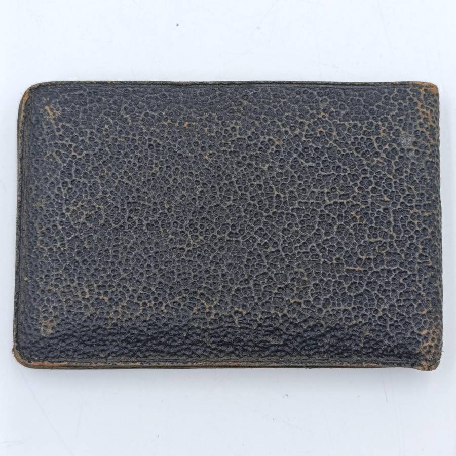Colonial Bank antique / vintage leather and leatherette purse