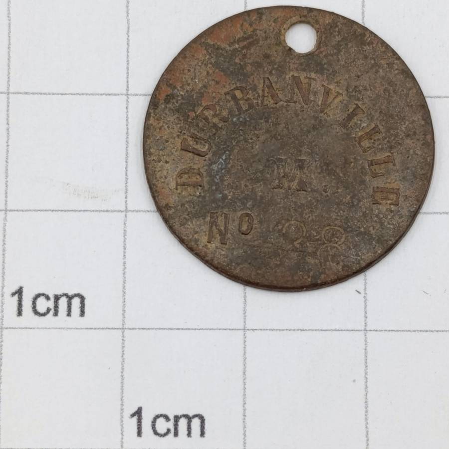 1942 Wartime Durbanville Dog license No.28 - rare