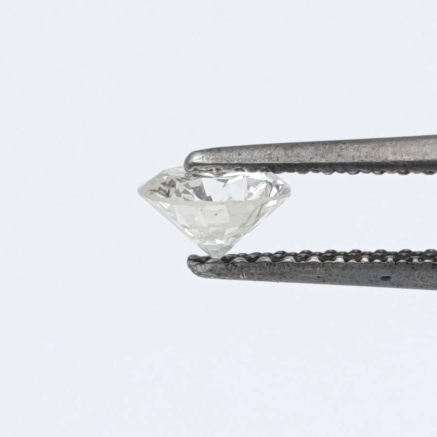 Natural Round Brilliant diamond of 0,514ct - Colour K, clarity SI1 - with GEMLAB certificate