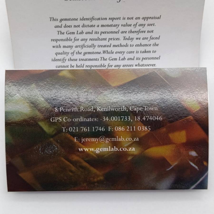 Natural Round Brilliant Diamond of 0,644ct - Colour G, clarity VS 2 - with GEMLAB certificate