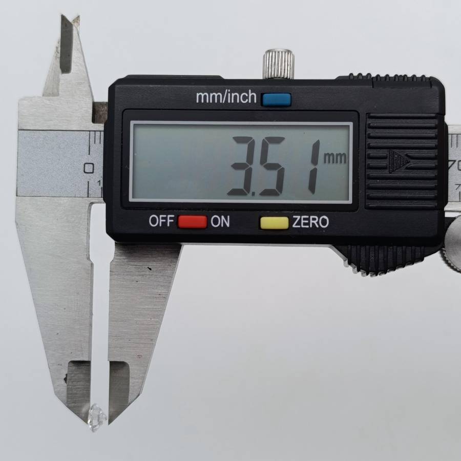 Natural Round Brilliant Diamond of 0,644ct - Colour G, clarity VS 2 - with GEMLAB certificate