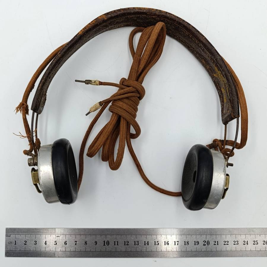 Vintage General Electric head phones