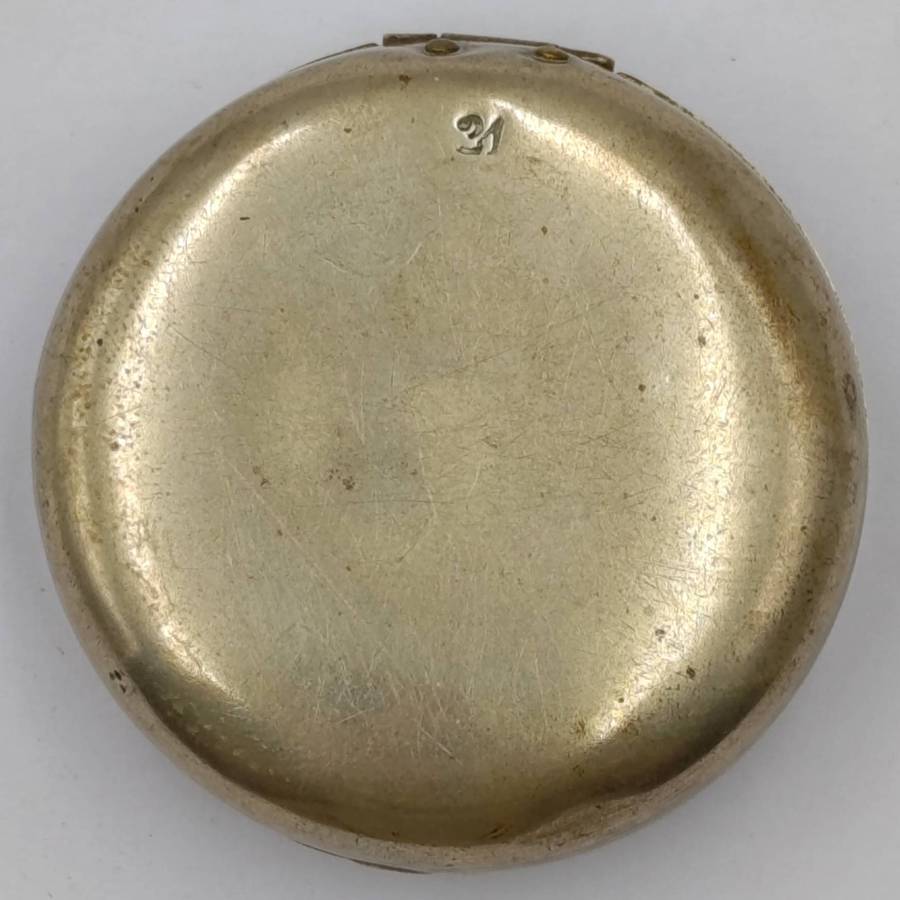 Antique Pocketwatch half hunter protective case