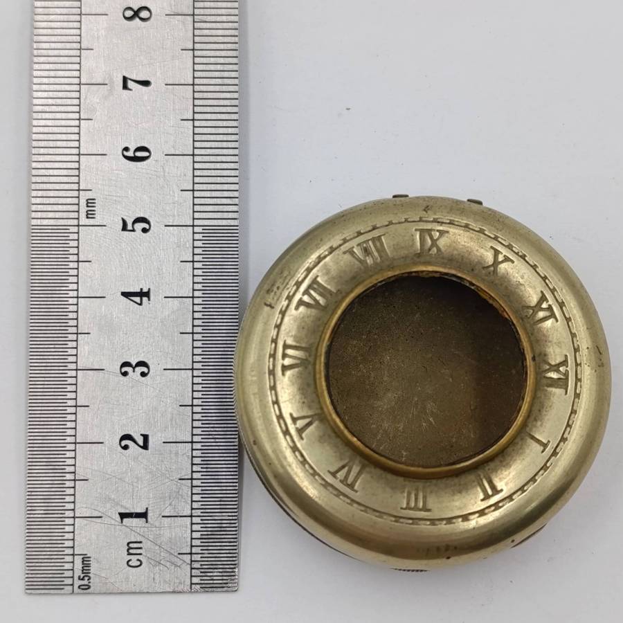 Antique Pocketwatch half hunter protective case