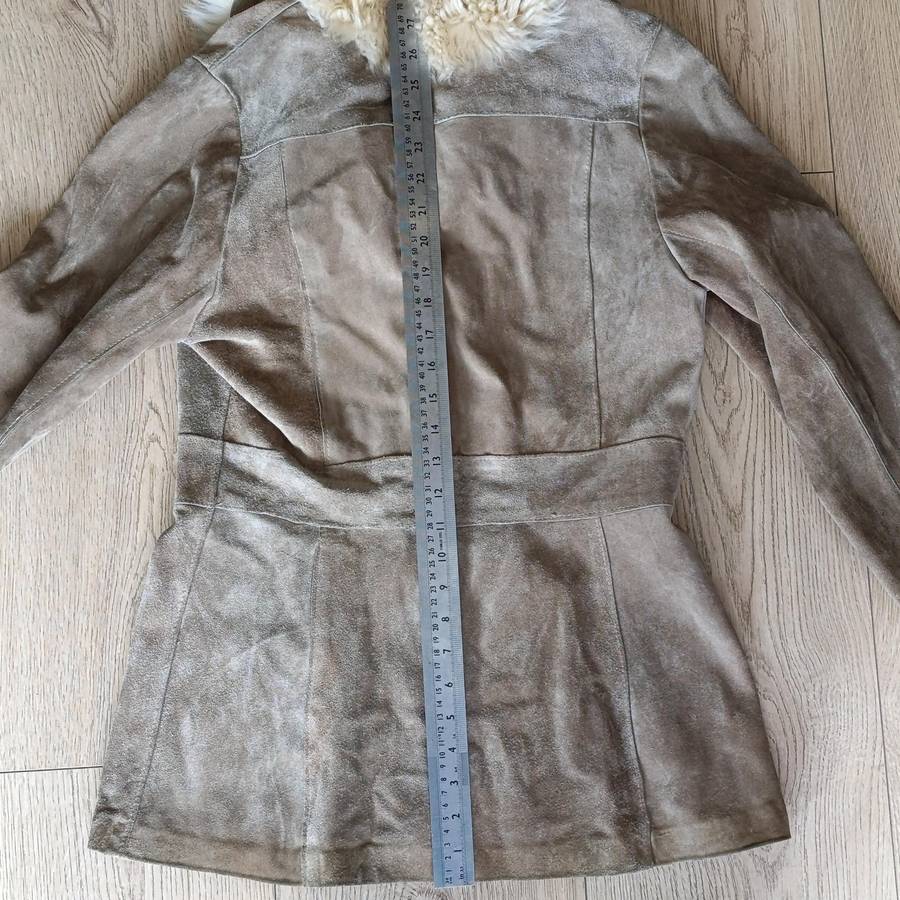 Vintage genuine sheepskin and wool jacket