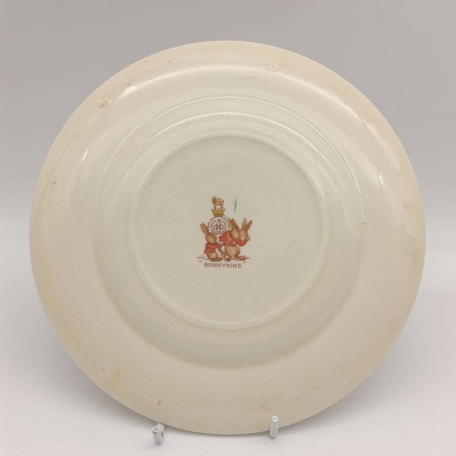 Royal Doulton Bunnykins "To the Hunt Ball" porcelain sideplate