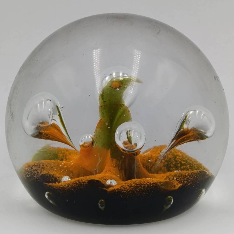 Beautiful handmade glass paperweight